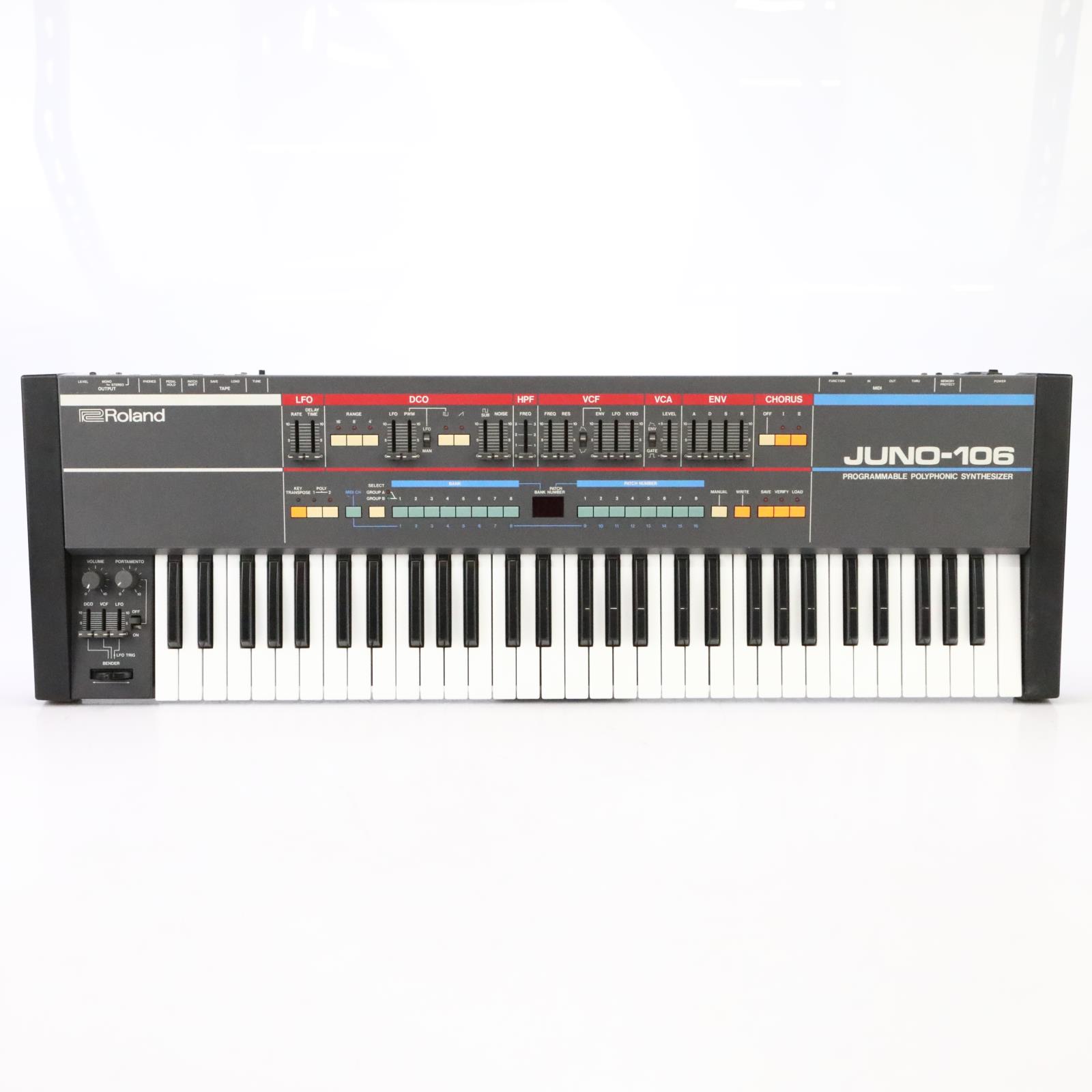 Roland Juno-106 Polyphonic Synthesizer New Voice Chips #46128