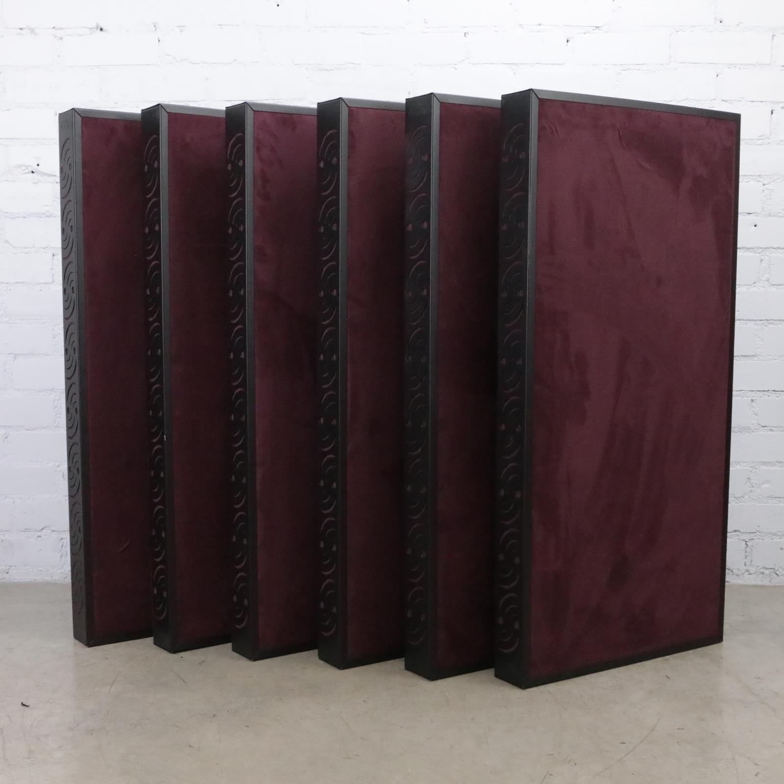6 Ready Acoustic Chameleon Studio Sound Bass Trap Panels w/ Wall Mounts #48930