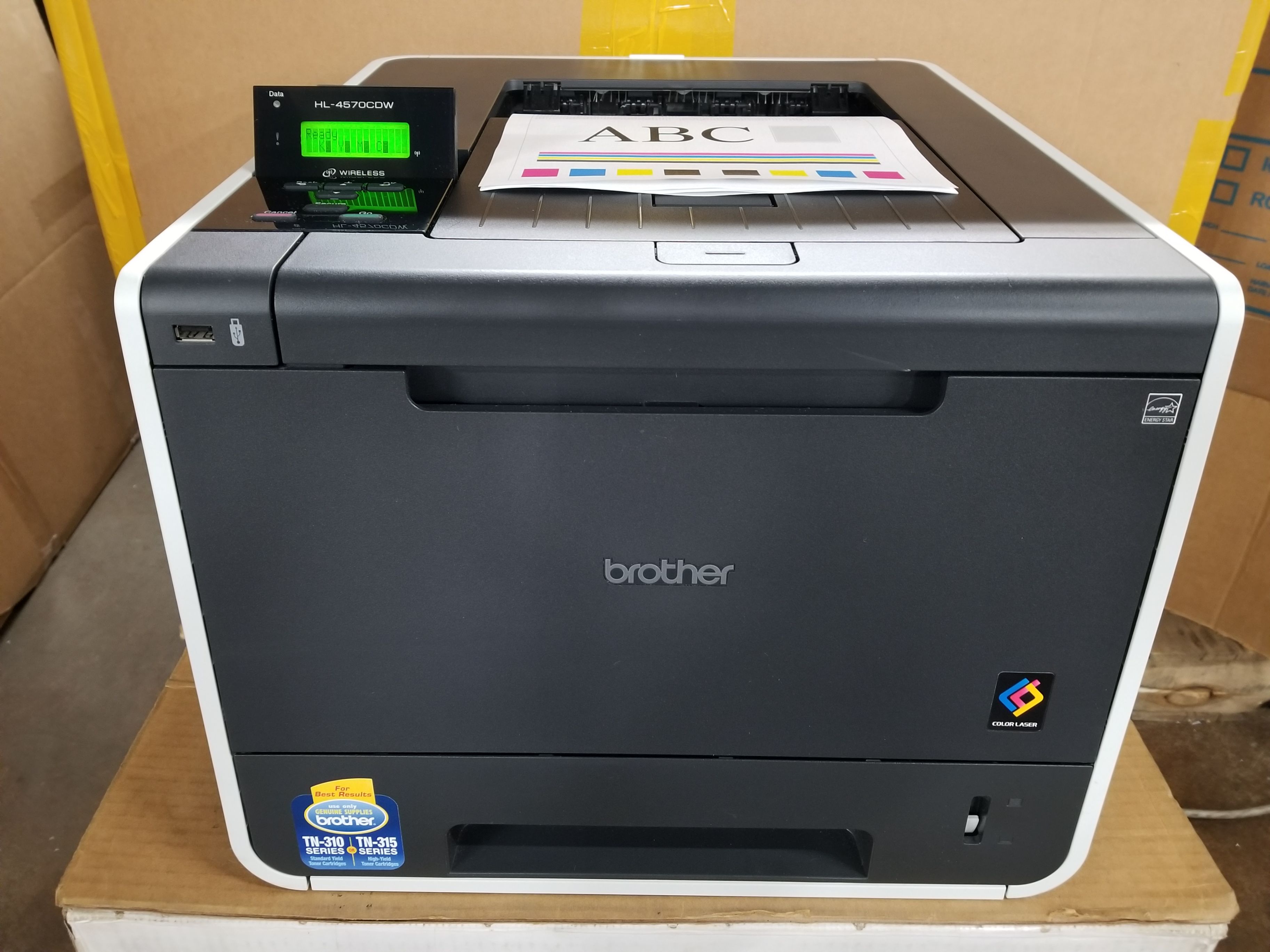 en milliard Intervenere Calamity Brother HL-4570CDW Wireless Color Laser Printer Expertly Serviced with  Toners. . inStock901.com - Technology Superstore of BPAI LLC