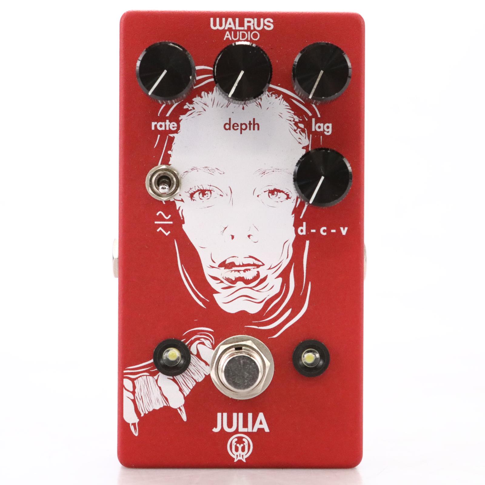 Walrus Audio Julia Limited Edition Red Chorus Vibrato Guitar Effect Pedal #49998