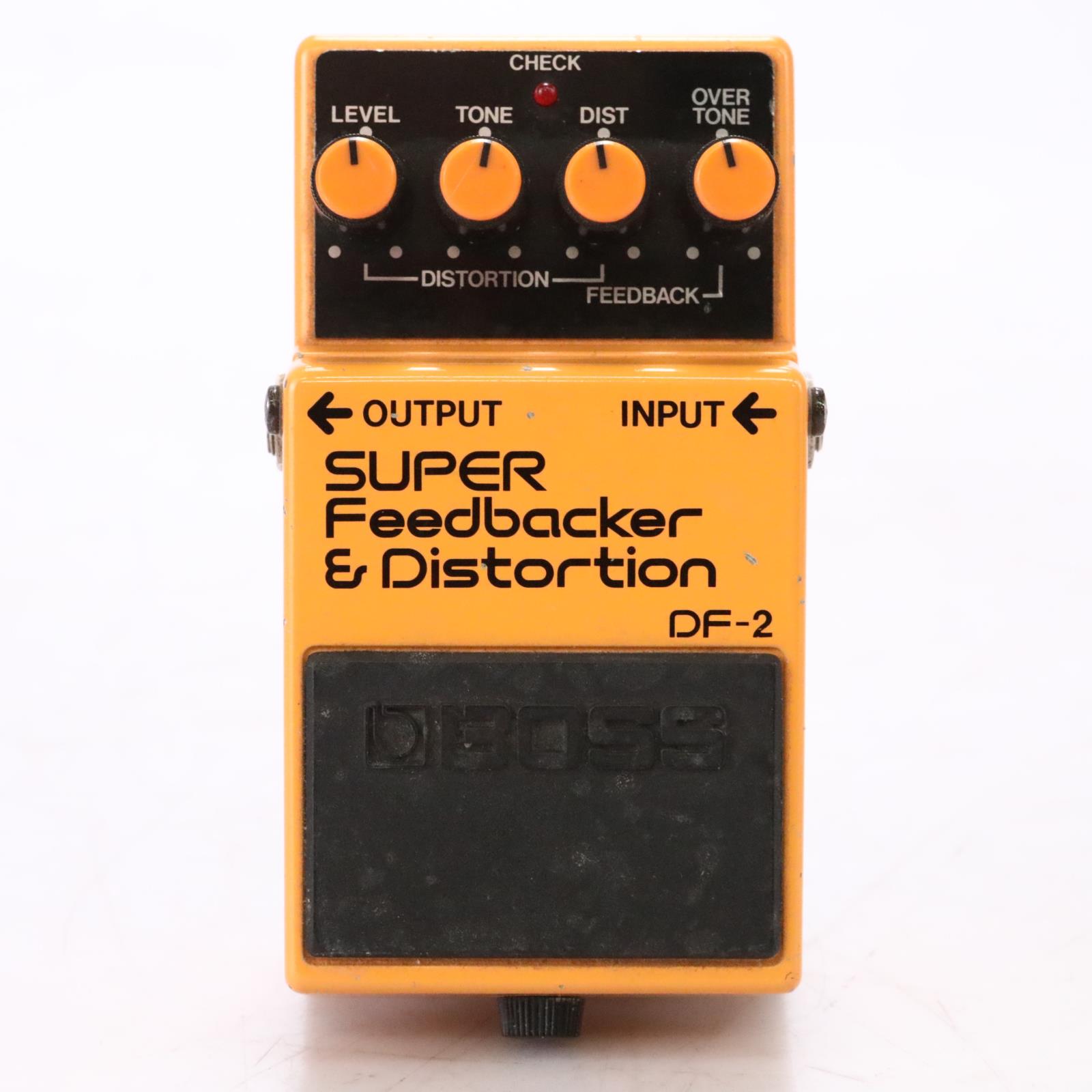 Boss DF-2 Super Feedbacker & Distortion MIJ Guitar Effect Pedal w/ Box #50075