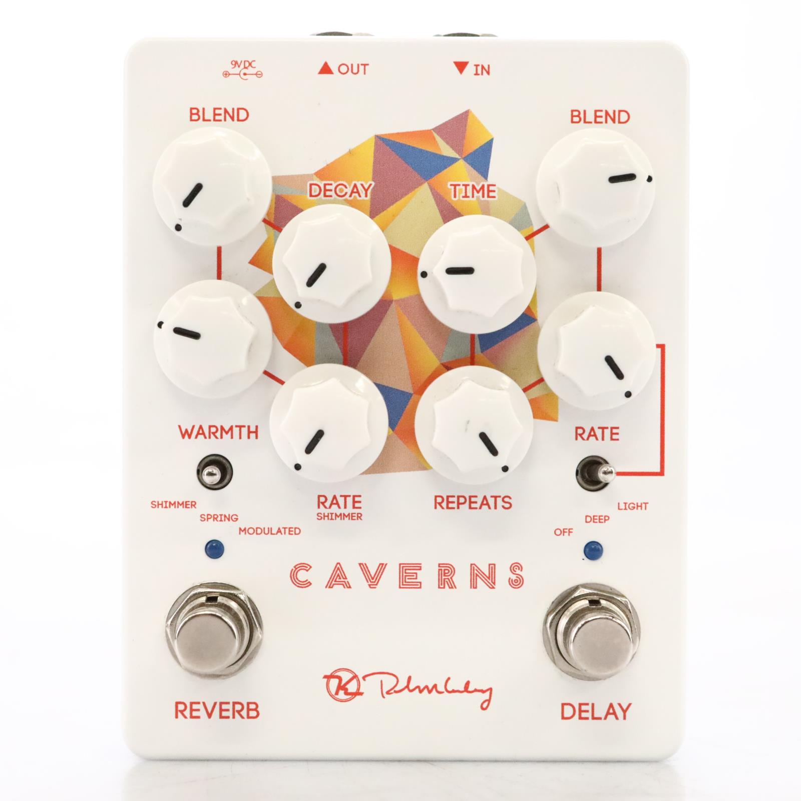 Keeley Caverns V2 Serial #1 Reverb & Delay Guitar Effects Pedal w/ Box #50103