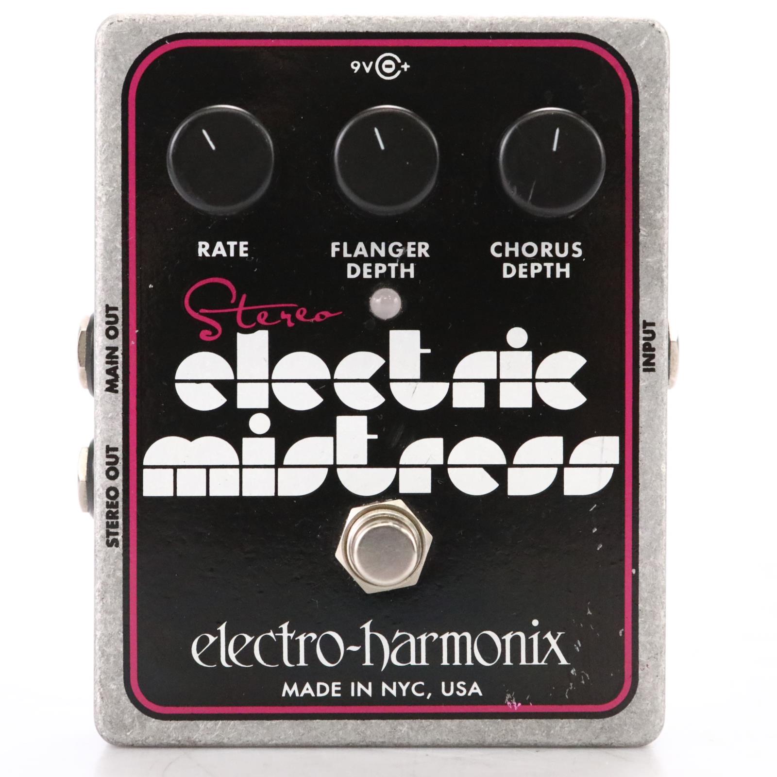 Electro-Harmonix Stereo Electric Mistress Flanger Chorus Effects Pedal #50167