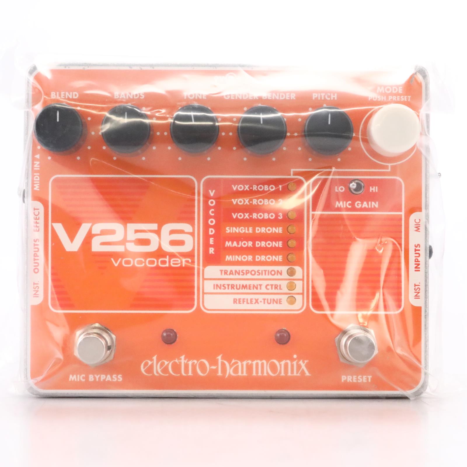 Electro-Harmonix V256 Vocoder Reflex Tune Vocal Processor Guitar Pedal #50174