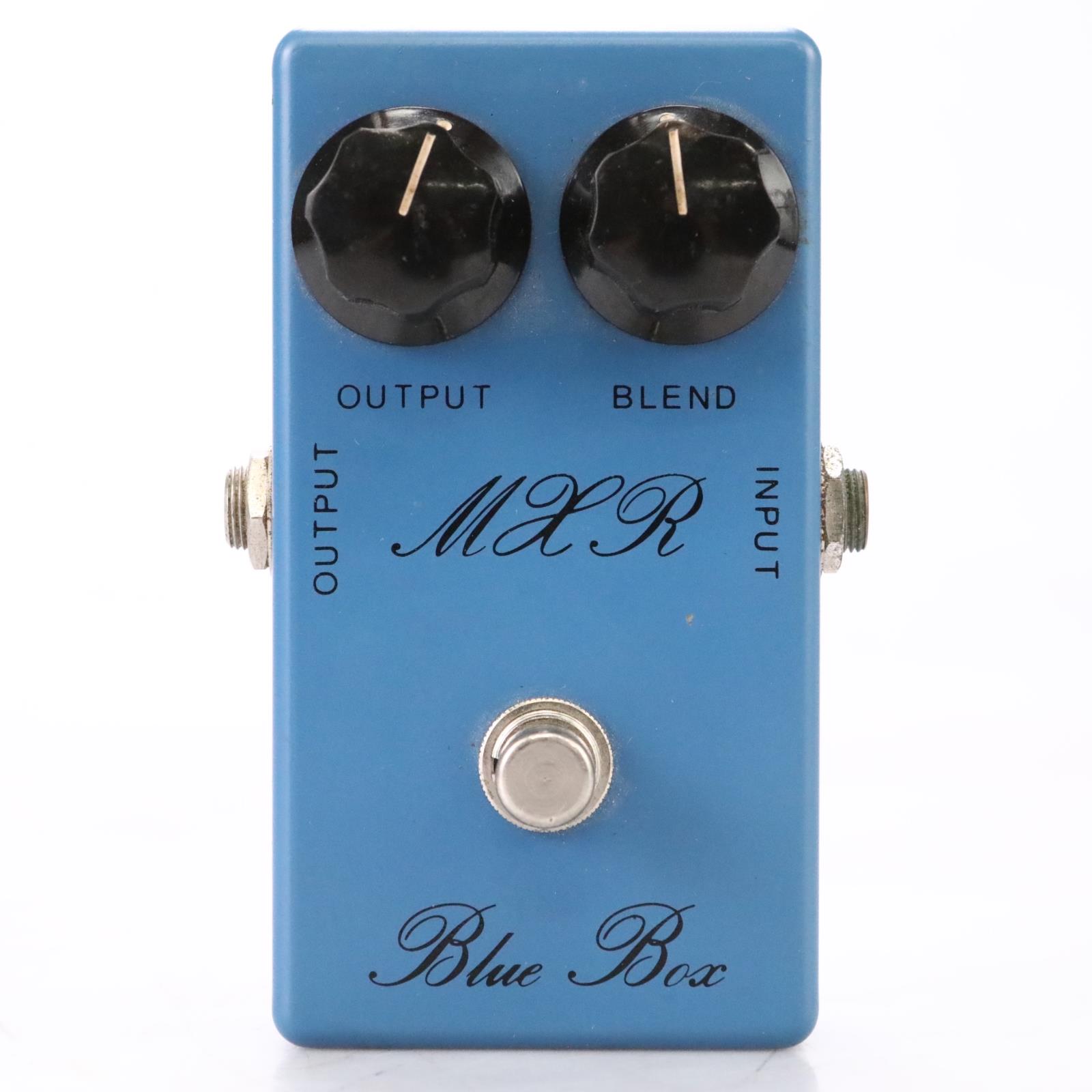 MXR Blue Box Octave Fuzz Script Logo Guitar Effect Pedal #50187