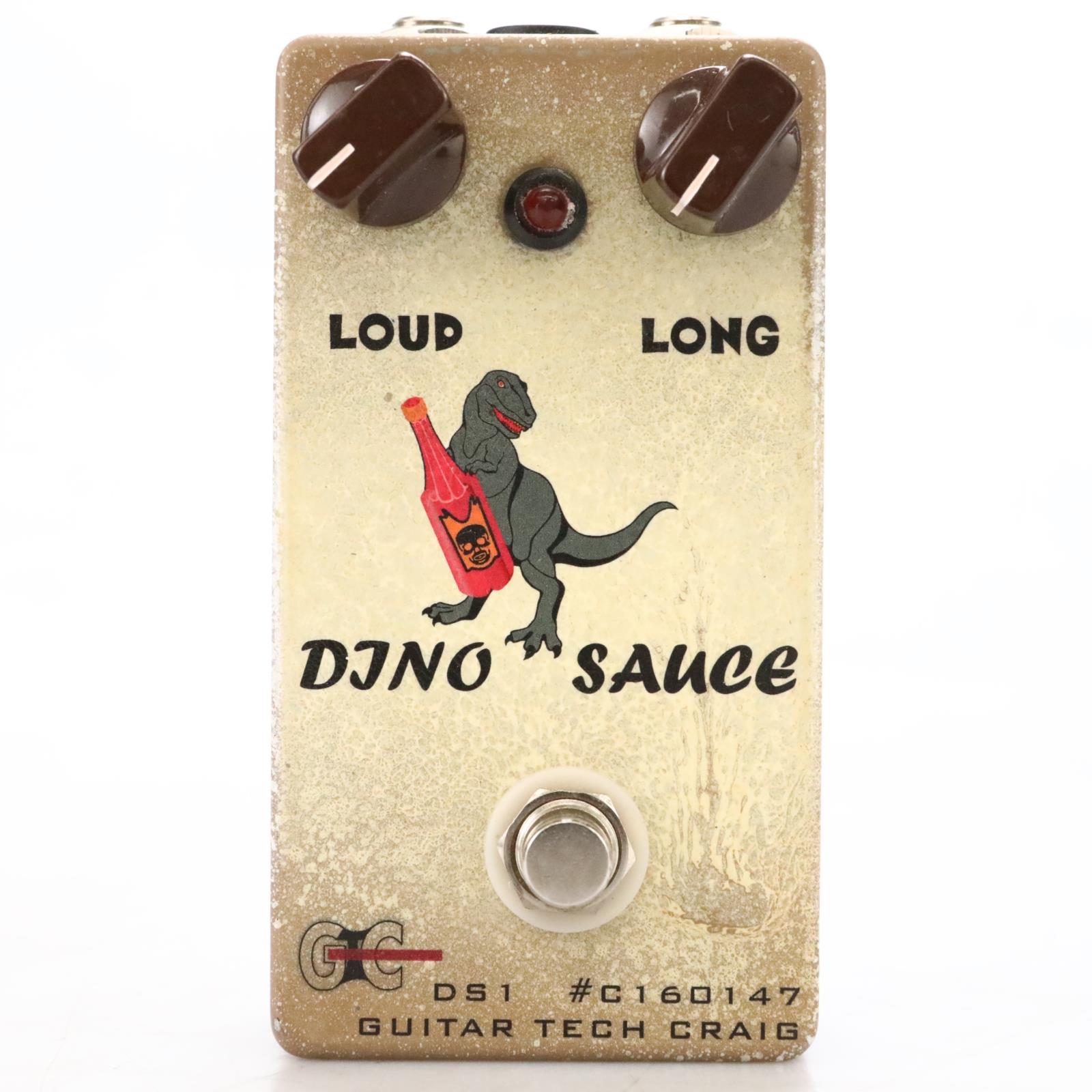 Guitar Tech Craig GTC Dino Sauce DS1 Compressor Effects Pedal w/ Box #50255
