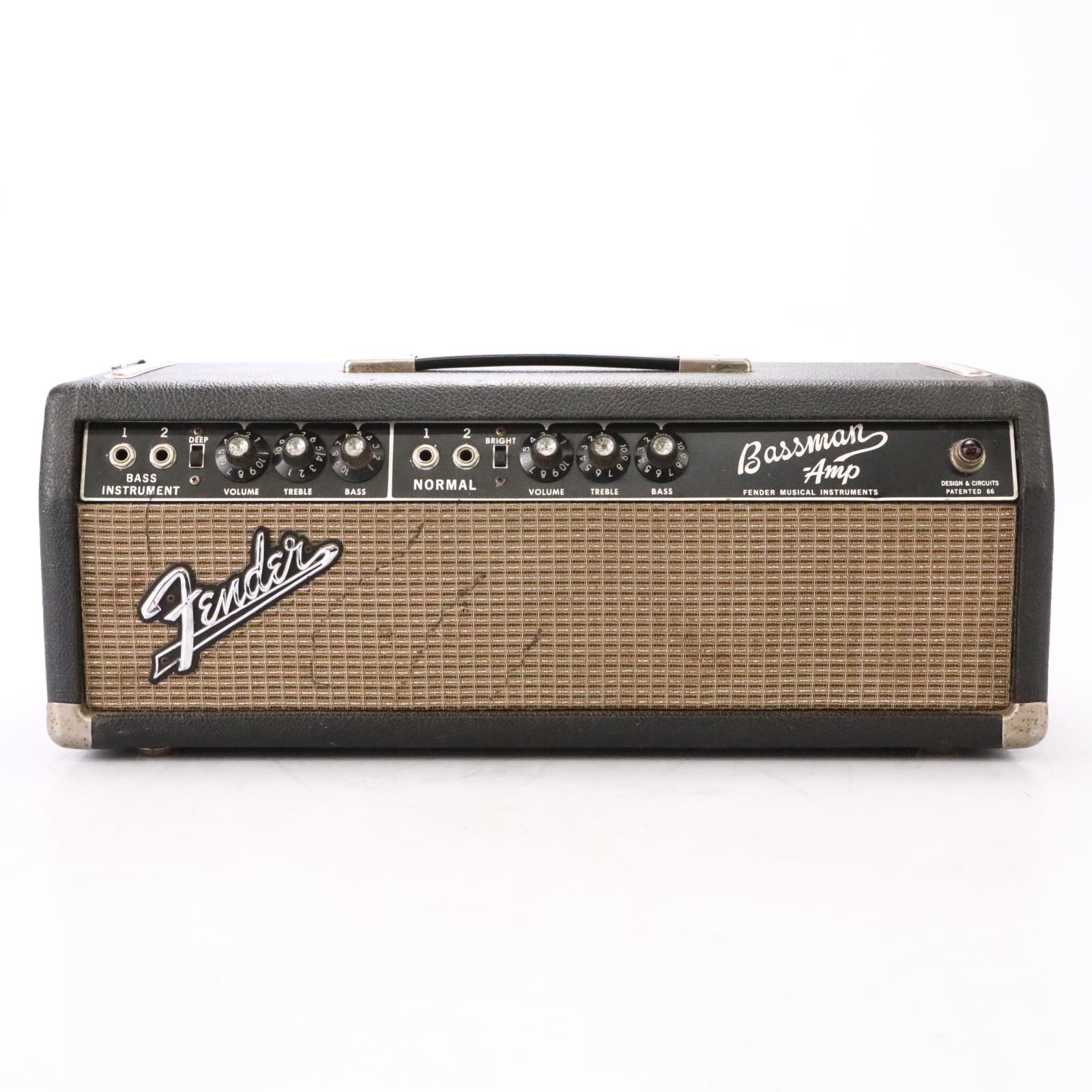 1965 Fender Bassman-Amp AA165 Tube Bass Amplifier Head #50012