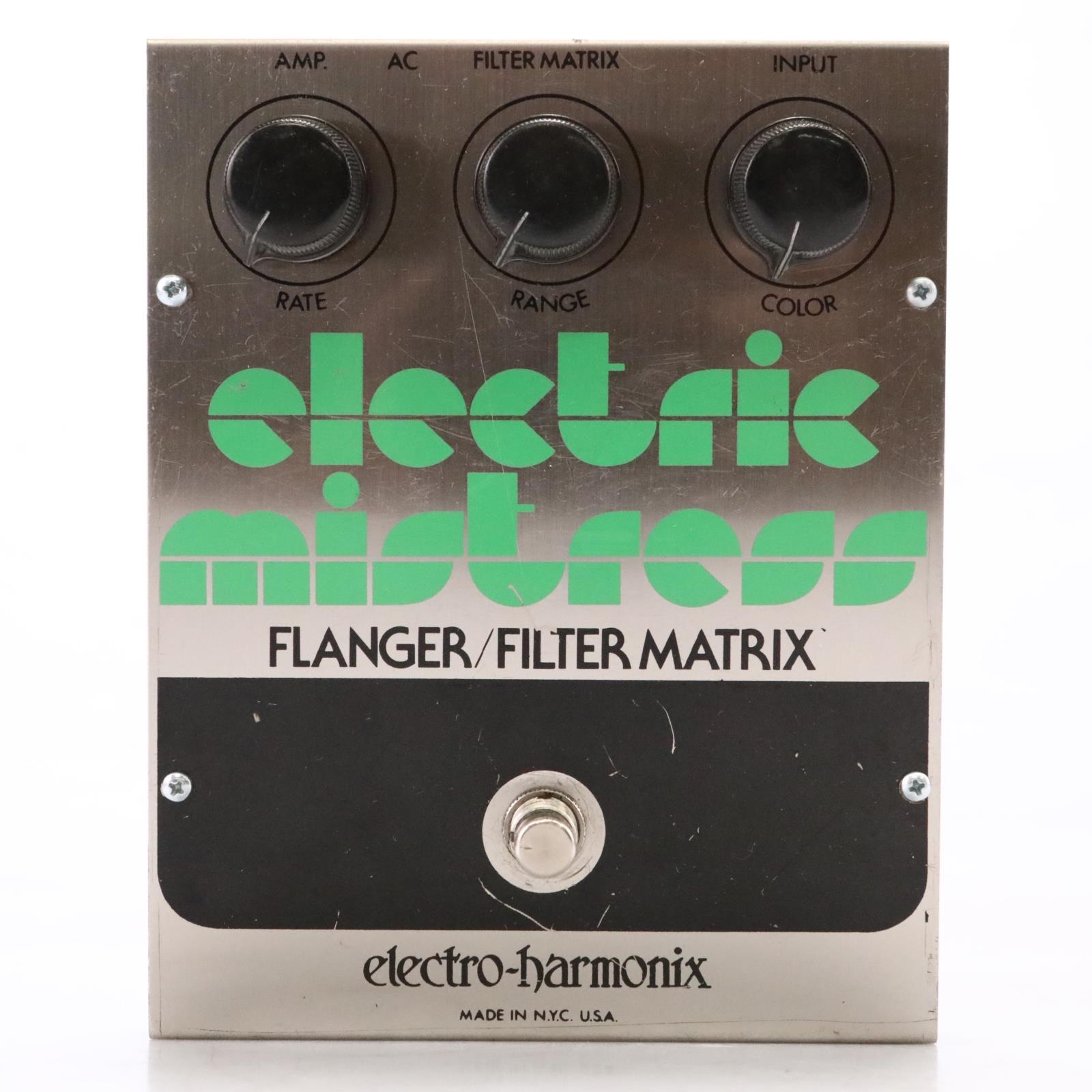 1970's Electro-Harmonix Electric Mistress Flanger Matrix Pedal w/ Box #50343