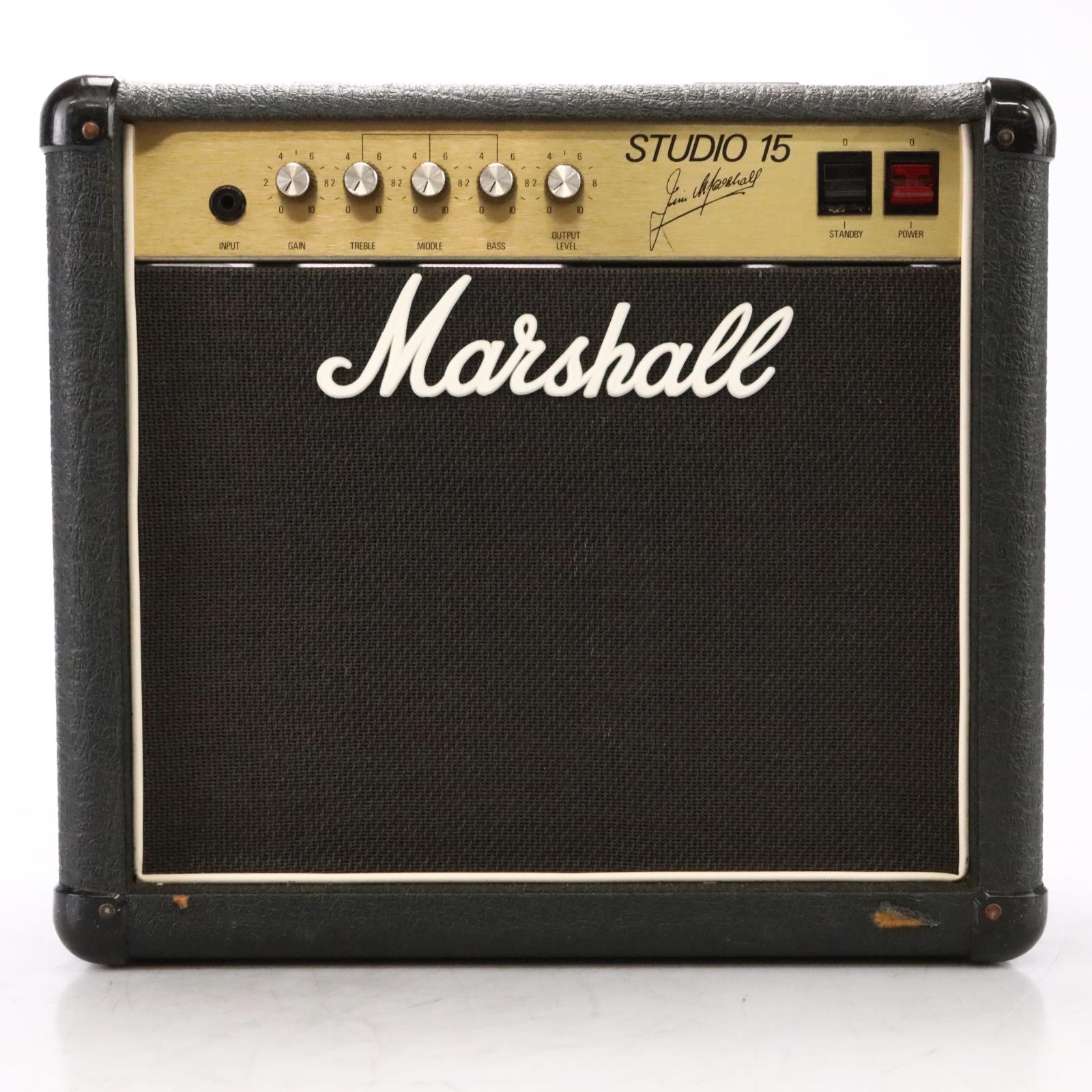 1987 Marshall Studio 15 1x12 Tube Guitar Combo Amplifier w/ Mercury #47865