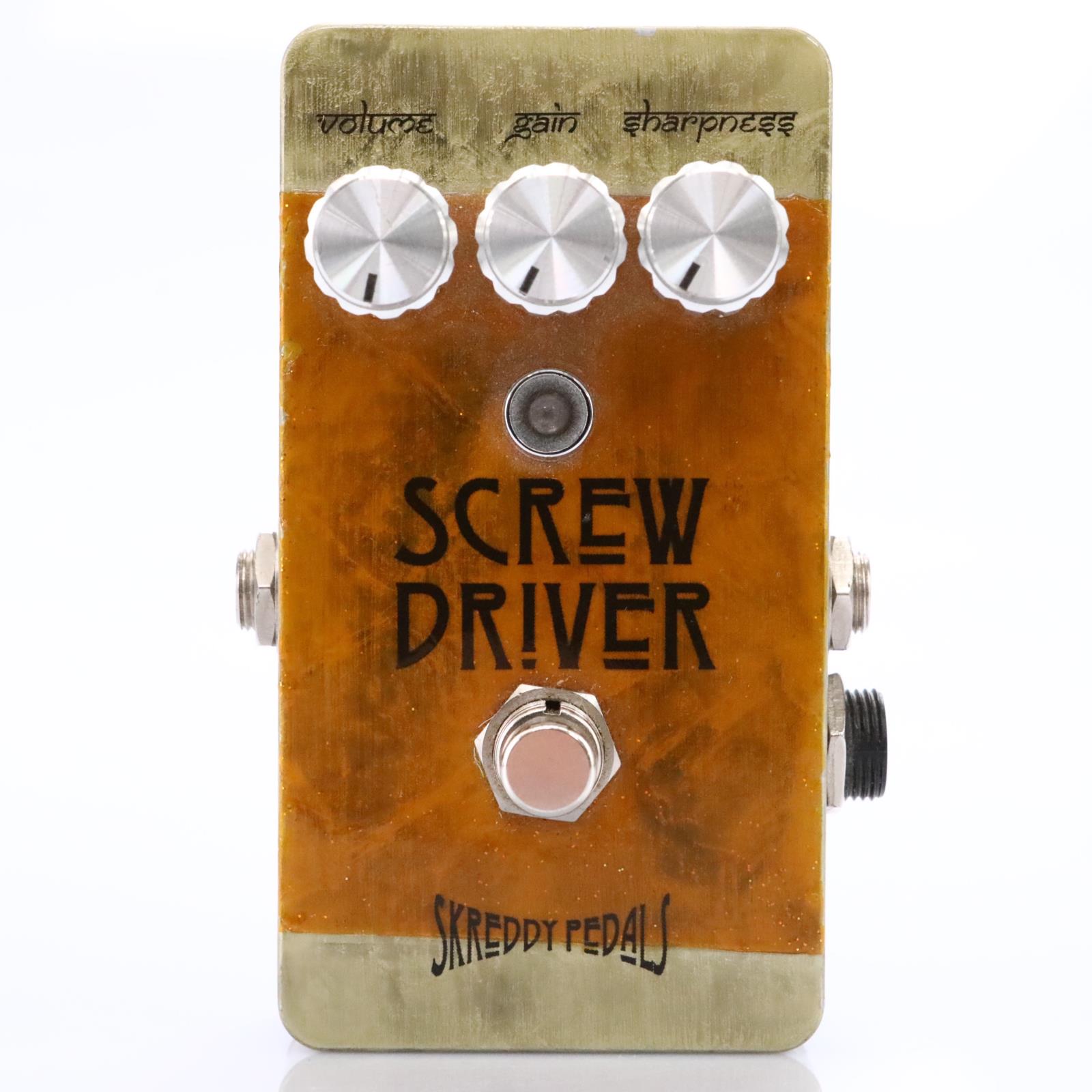 Skreddy Pedals Screw Driver Overdrive Guitar Effects Pedal #50742
