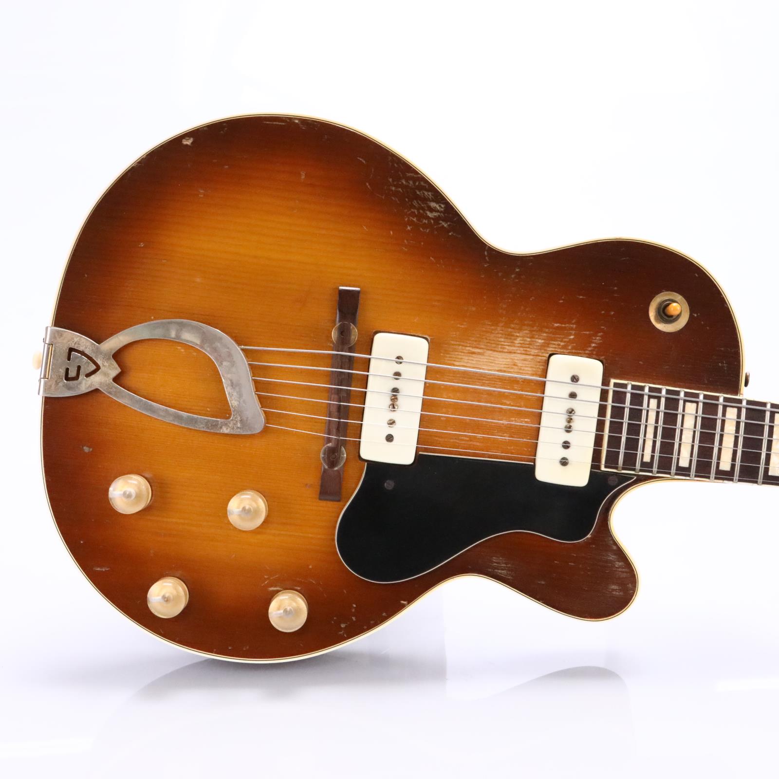 1957 Guild M-75 Aristocrat Iced Tea Burst Electric Guitar w/Original Case #50754