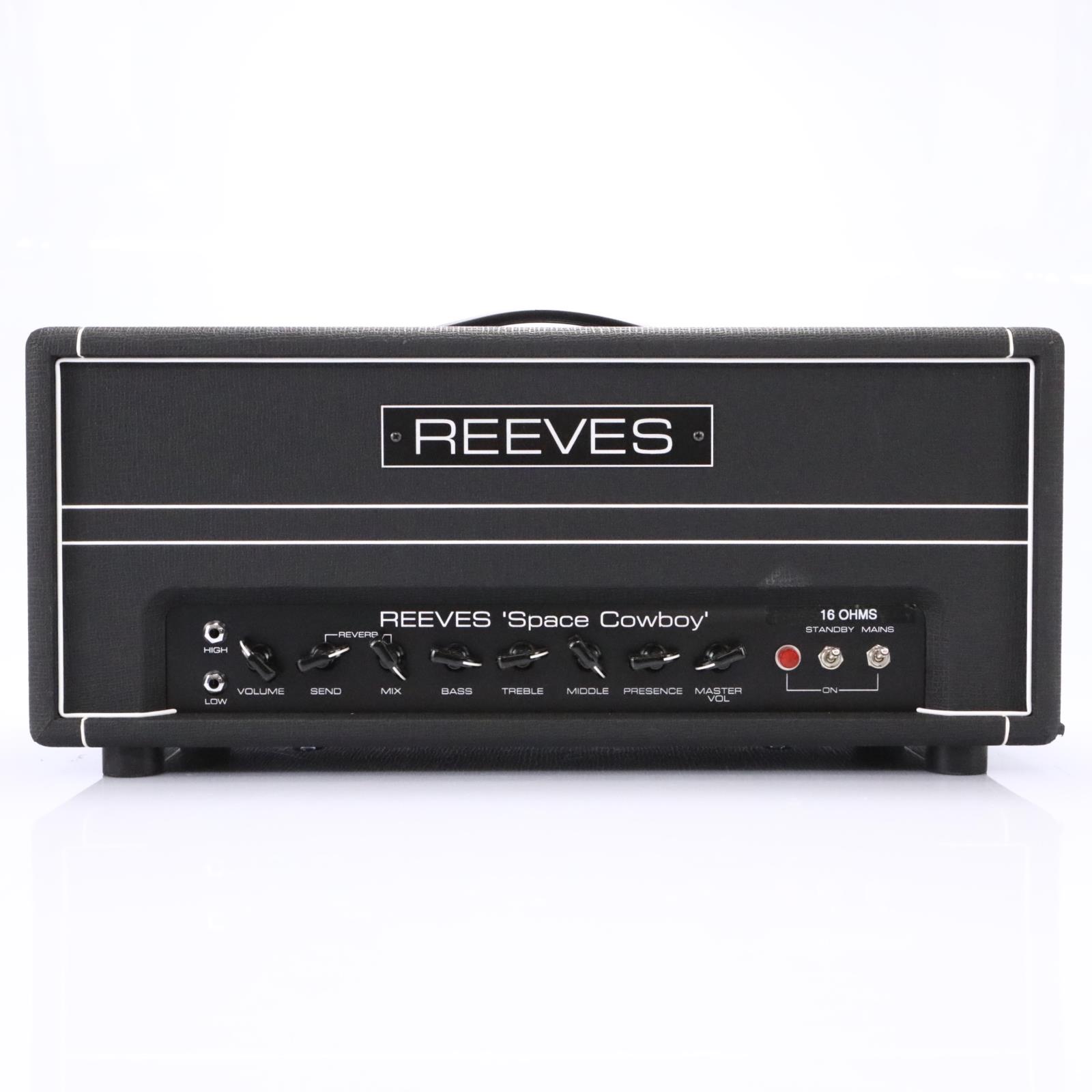 Reeves Space Cowboy 50W Tube Guitar Amplifier Head w/ Footswitch Pedal #50772