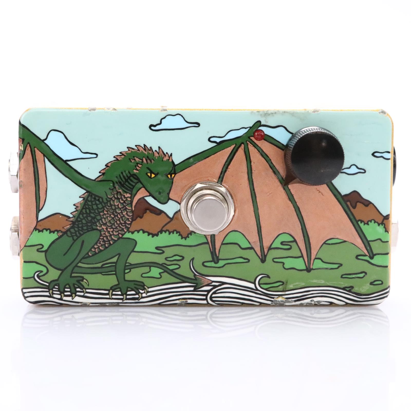 ZVex Hand Painted Dragon Super Hard On Boost Overdrive Effect Pedal #50799