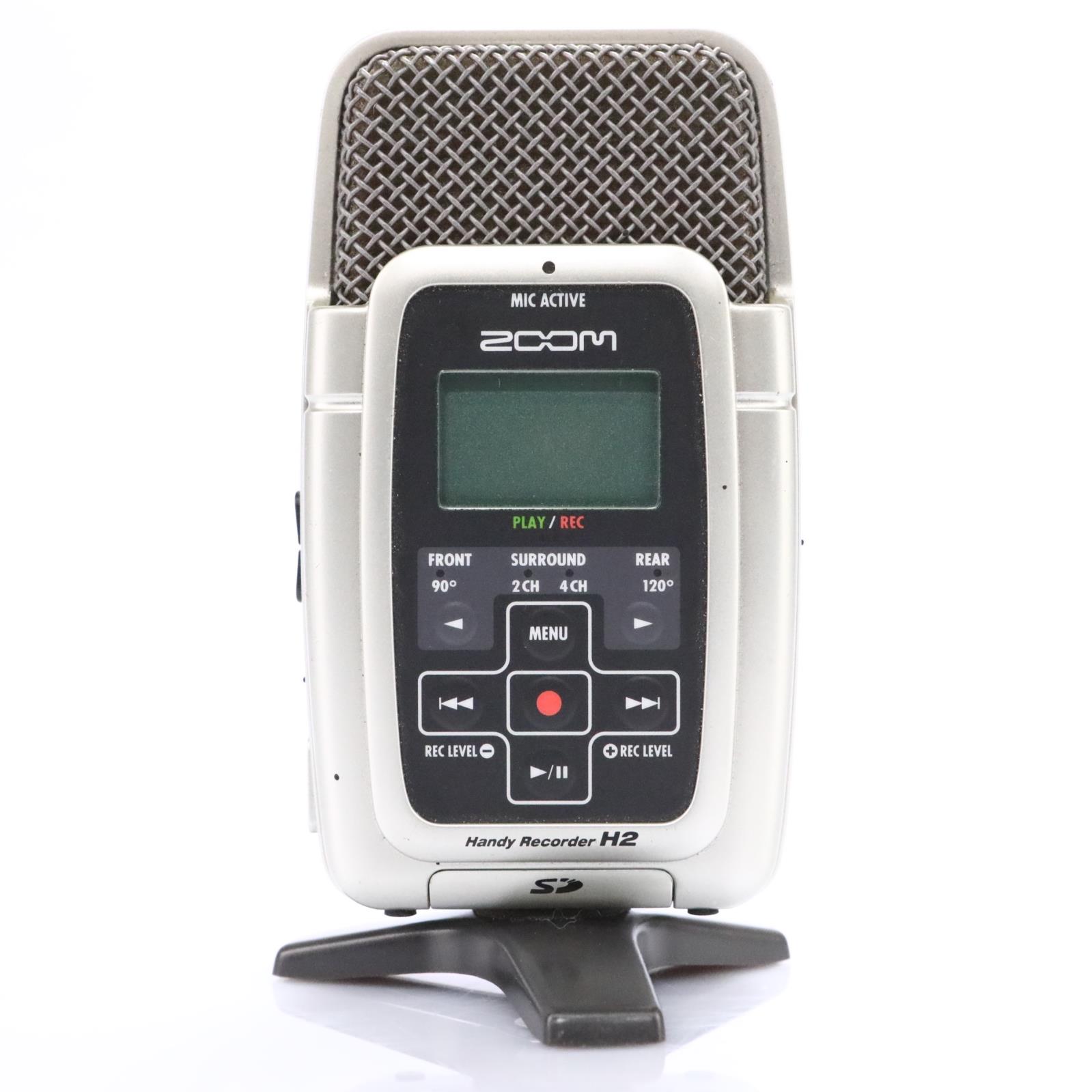 Zoom H2 Handy Recorder Portable Stereo Microphone w/ Power Supply #50841