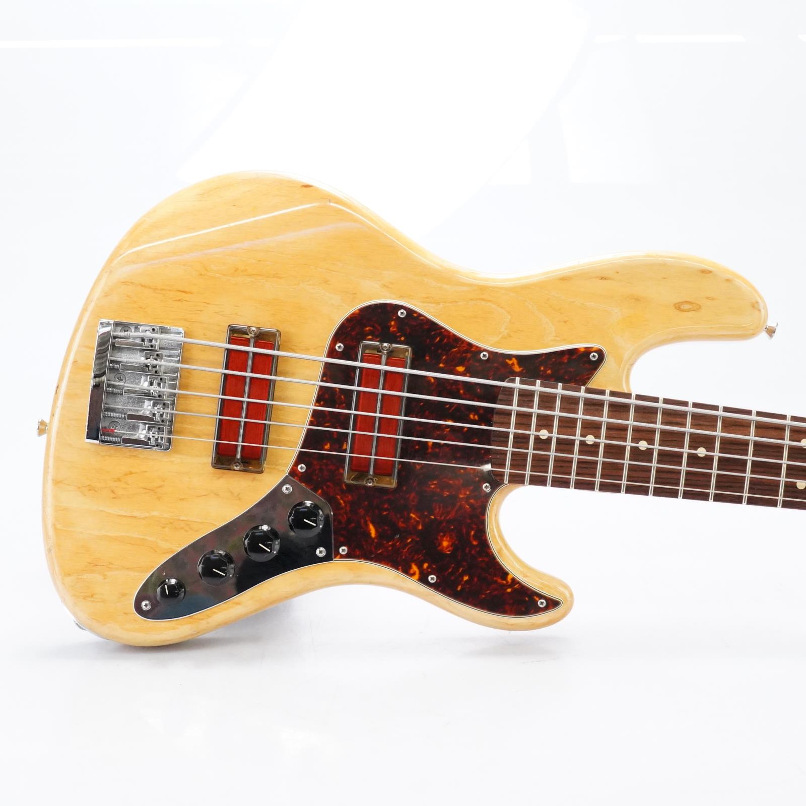 Gilbert Warmoth 5-String Natural Electric Bass MIJ w/ Pro-Tec Case #51710