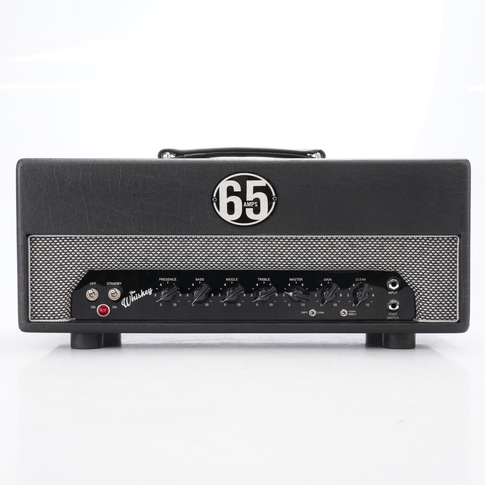 65 Amps The Whiskey 45W Tube Guitar Amplifier Head w/ Footswitch #52262